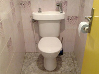 Combiné WC lave mains, pour faire des économies d'eau, WiCi Concept - Monsieur C (69)
